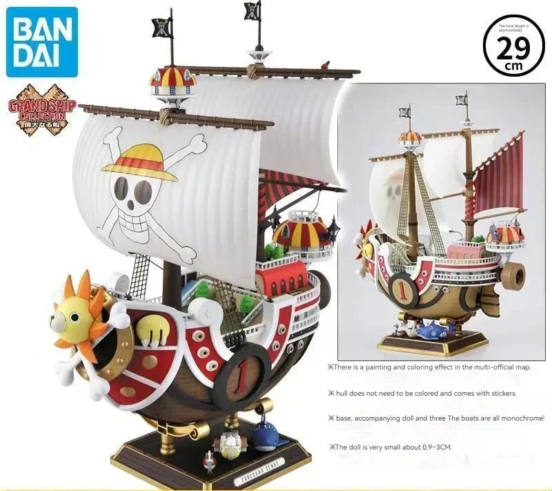 One Piece Legends: Thousand Sunny Miniaturas Colecionáveis da Bandai