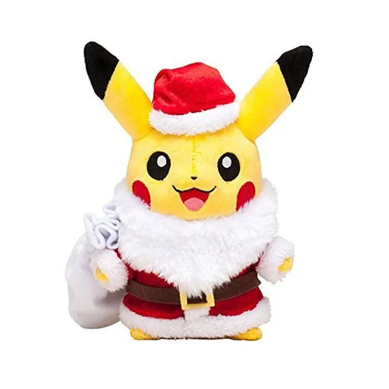 Pelúcias Pokémon de Natal – Charmander e Pikachu 25cm