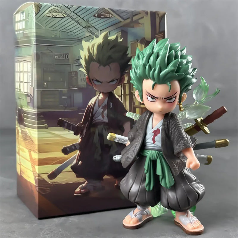 Zoro One Piece Figures 19cm Original Bandai