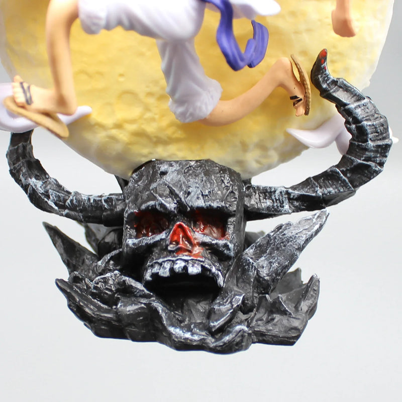 Luffy Nika - Guerreiro da Libertação - Edição Moon Luminosa com Luminária 14cm