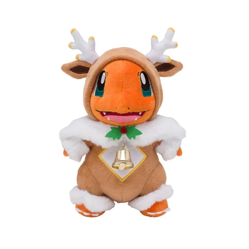 Pelúcias Pokémon de Natal – Charmander e Pikachu 25cm