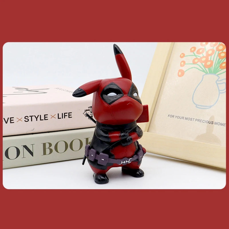 Pikachu Cosplay Deadpool - 12cm Kawaii Anime