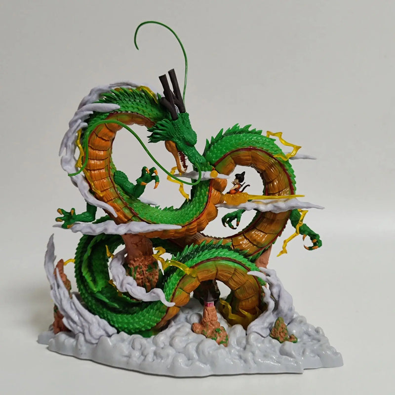 Dragon Ball: Goku e Shenlong - Estátua Colecionável 24cm