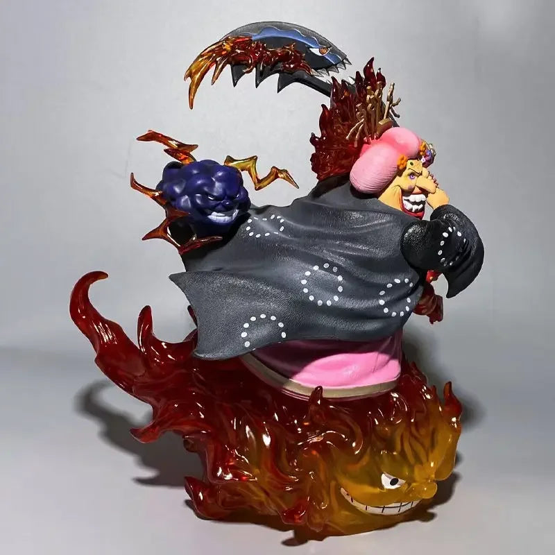 Charlotte Linlin - A Grande Imperatriz Figura One Piece Big Mom 25cm Primeira Edição com Iluminação