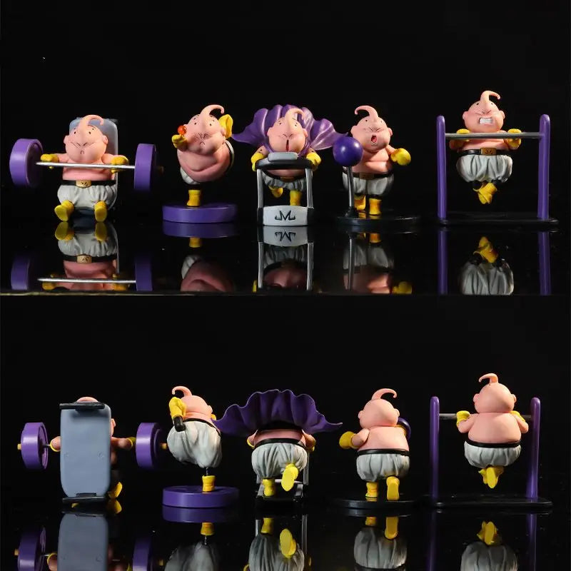 Conjunto 5 Figuras de Ação Majin Buu - Dragon Ball - Bandai