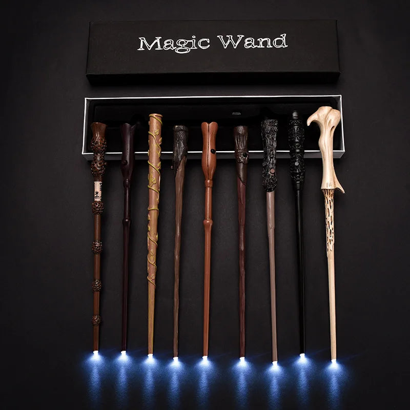 Coleção Mágica: Varinhas Iluminadas Harry Potter Led