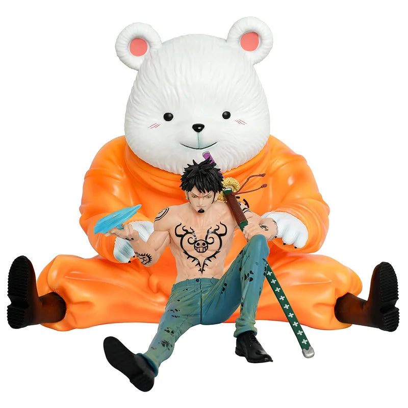 Figura Trafalgar Law - One Piece - Postura Sentada no Operation Room