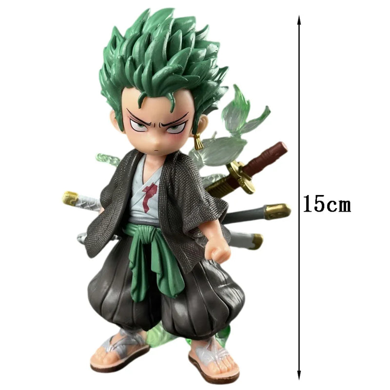 Zoro One Piece Figures 19cm Original Bandai