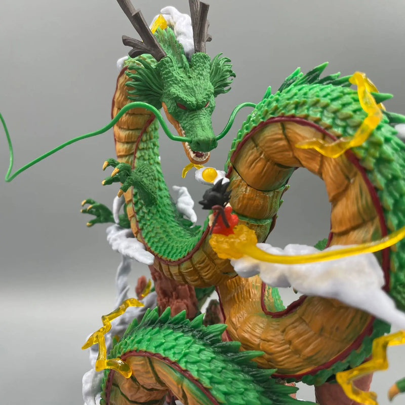 Dragon Ball: Goku e Shenlong - Estátua Colecionável 24cm