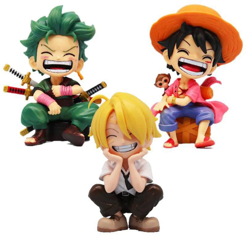 Figura One Piece - Luffy & Zoro 13cm (Remastered)