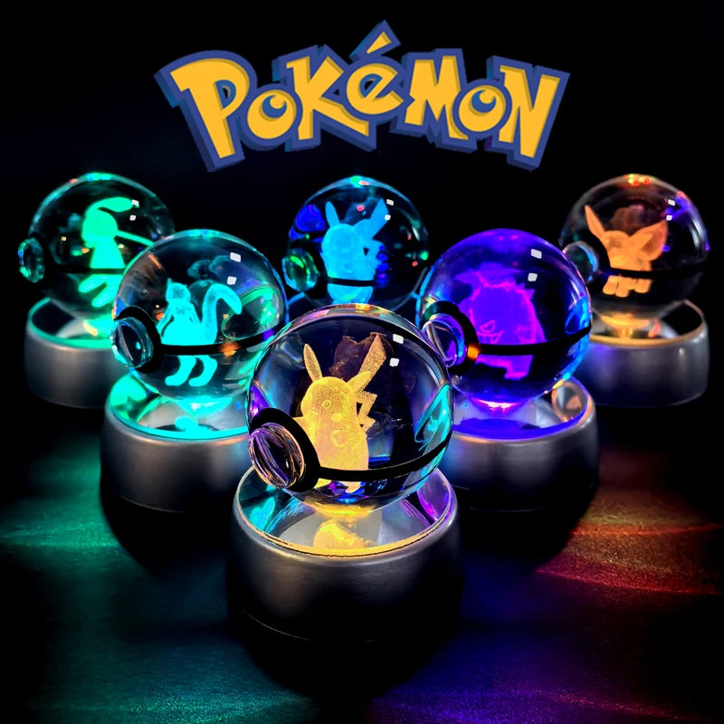 Luminária Pokémon  Crystal Led