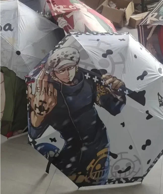 Demon Slayer Katana Umbrella - Guarda-Chuva Kimetsu no Yaiba, Zoro | Proteção Solar e Chuva