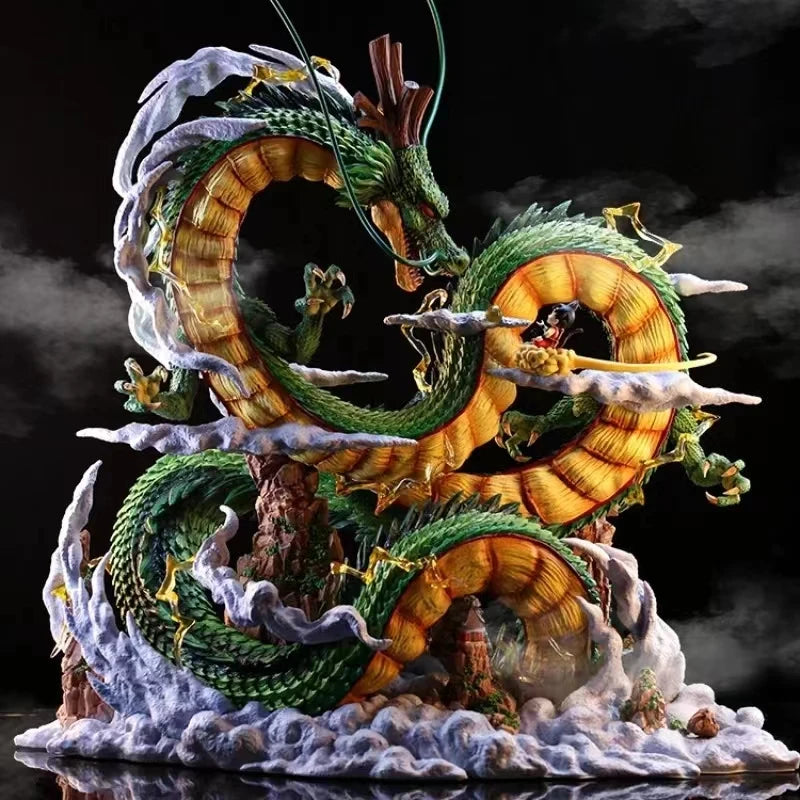 Dragon Ball: Goku e Shenlong - Estátua Colecionável 24cm