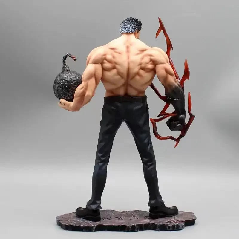 Figura Monkey D. Garp - O Herói da Marinha One Piece  26cm Artesanal