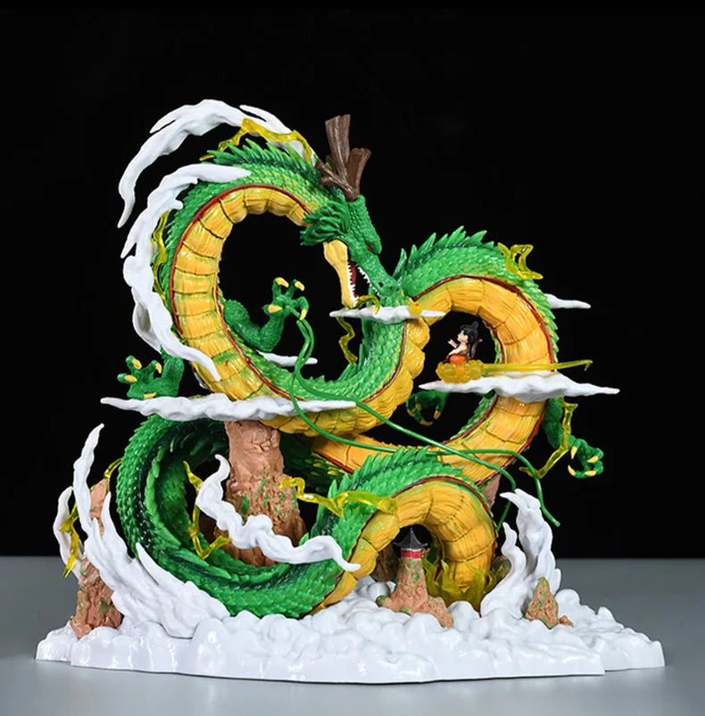 Dragon Ball: Goku e Shenlong - Estátua Colecionável 24cm