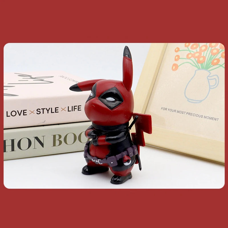 Pikachu Cosplay Deadpool - 12cm Kawaii Anime