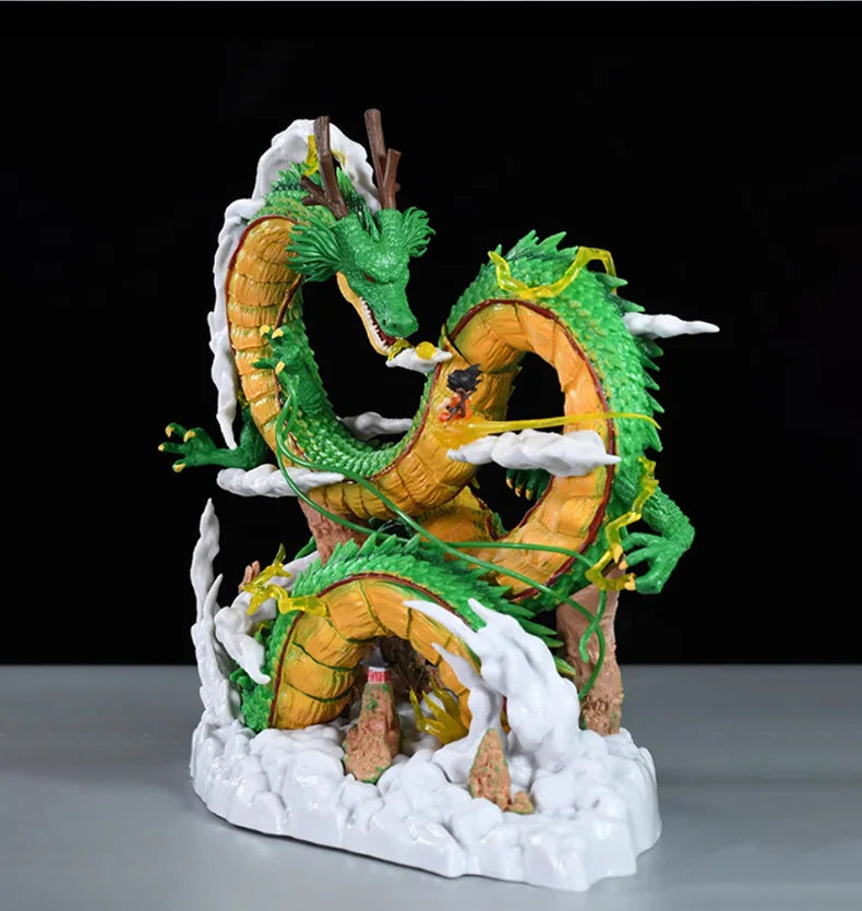 Dragon Ball: Goku e Shenlong - Estátua Colecionável 24cm