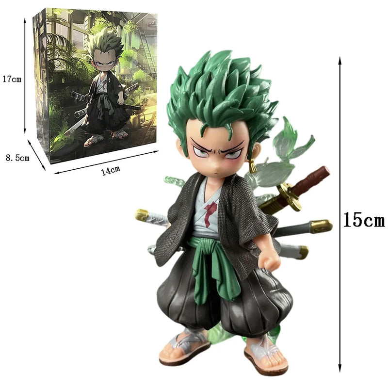 Zoro One Piece Figures 19cm Original Bandai