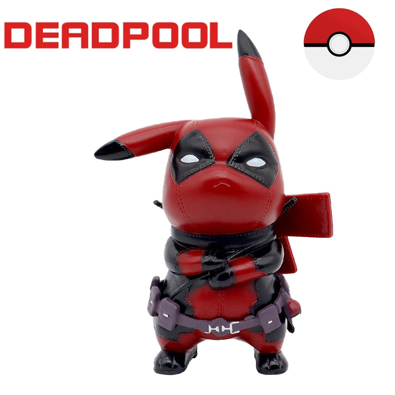 Pikachu Cosplay Deadpool - 12cm Kawaii Anime